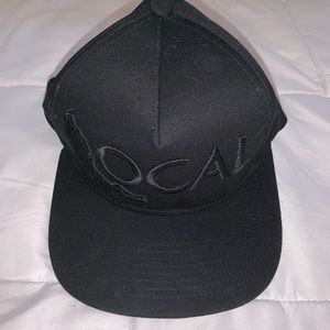 Black/ Black Local Brand Snapback